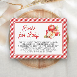Tarjeta De Recepción Libro de regalo para baby shower Apple Of Our Eye