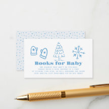 Libro de Solicitud de Baby Shower de Invierno Dibu