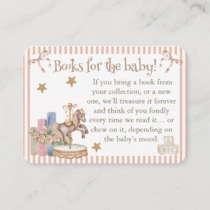 Tarjeta De Recepción Libro de Solicitud de Caballo de Carusel Marrón So