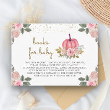 Libro Floral Rosa Calabacín Pequeño en Oro