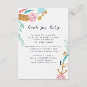 Tarjeta De Recepción Libro náutico para el bebé