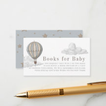 Libro Solicitado para Baby Shower de Niño con Glob
