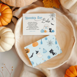 Tarjeta De Recepción Libros azules de Little Boo para boletos de bebé