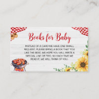 Libros Baby Shower de parrilladas de girasol para