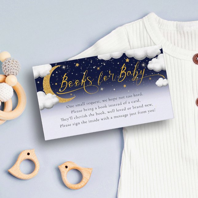 Tarjeta De Recepción Libros Baby Shower de Pequeña Estrella para el Beb (Subido por el creador)