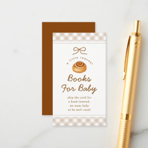 Tarjeta De Recepción Libros Bun In The Oven para el bebé Regalo de baby