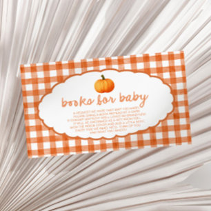 Tarjeta De Recepción Libros caprichosos de otoño para baby shower