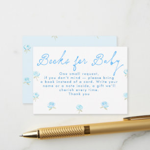 Tarjeta De Recepción Libros caprichosos dibujados a mano para el baby s