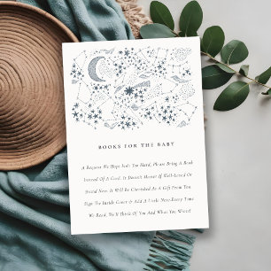 Tarjeta De Recepción Libros Celestes De La Luna De La Noche Starry Para