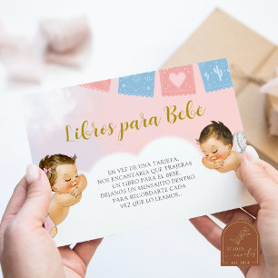 Tarjeta De Recepción Libros de ángel de revelación de género para tarje