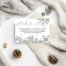 Tarjeta De Recepción Libros De Animales Árticos Para Bebés