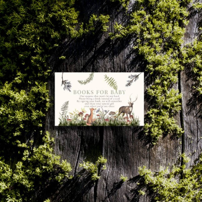 Tarjeta De Recepción Libros de animales boscosos encantados para bebés (Subido por el creador)