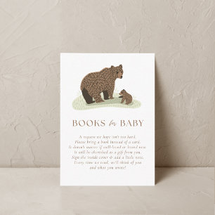 Tarjeta De Recepción Libros De Animales Bosques De Woodland Para Bebés