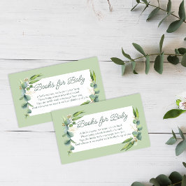 Tarjeta De Recepción Libros de animales de bosque de hierba dulce para