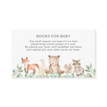 Libros de animales de bosque para Baby Shower