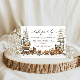 Tarjeta De Recepción Libros de animales de invierno para bebés