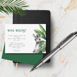 Tarjeta De Recepción Libros de animales salvajes de un safari para Baby
