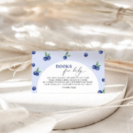 Tarjeta De Recepción Libros de arándano para bebé