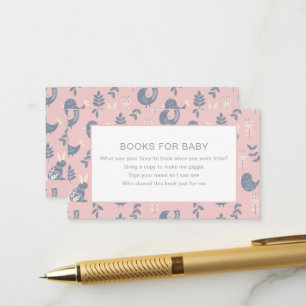 Tarjeta De Recepción Libros de arte folclórico al estilo escandinavo pa