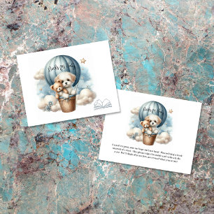 Tarjeta De Recepción Libros De Aventura Para Bebés Cachorros Balón De A