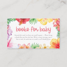 Libros de Baby Shower Aloha para Bebé