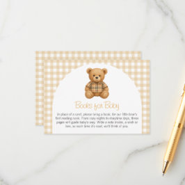 Tarjeta De Recepción Libros de baby shower 'Apenas Podemos Esperar' par
