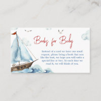 Libros de Baby Shower azul rojo para bebé