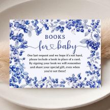 Libros de Baby Shower Blueberry para la marina de 