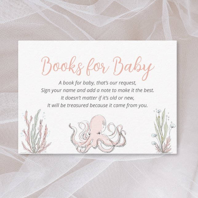 Tarjeta De Recepción Libros de Baby Shower costeros de mar cutáneo para (Subido por el creador)