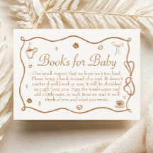 Libros de Baby Shower de Café para Bebé