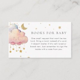 Tarjeta De Recepción Libros de Baby Shower de Estrella Cuta para el Beb