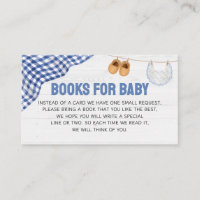 Libros de Baby Shower de Fútbol Azul para Bebé