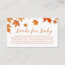 Libros de Baby Shower de Otoño para Bebé