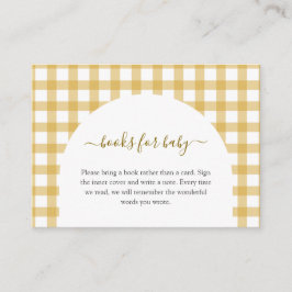 Tarjeta De Recepción Libros De Baby Shower De Pato Pequeño Para Bebé