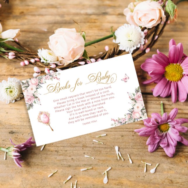 Tarjeta De Recepción Libros de Baby Shower de Princess Carriage para be (Subido por el creador)