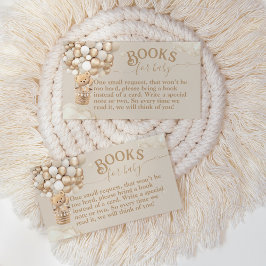 Tarjeta De Recepción Libros de Baby Shower de Teddy Bear Balloon Bearly