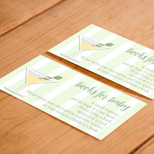 Tarjeta De Recepción Libros de baby shower de Tini One para bebé