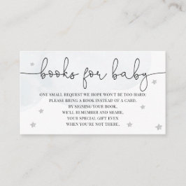 Tarjeta De Recepción Libros de Baby Shower de Twinkle Little Star para 