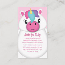 Libros de Baby Shower de Unicornio para bebés