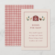 Libros de Baby Shower Granja Encantadora de Gallin