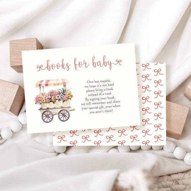 Tarjeta De Recepción Libros de Baby Shower locales para bebé (Subido por el creador)