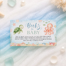 Libros de Baby Shower Oceano Nos Vemos Pronto para