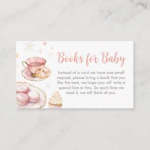 Tarjeta De Recepción Libros de Baby Shower para Baby Brunch