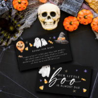 Libros de Baby Shower para Baby Halloween Black