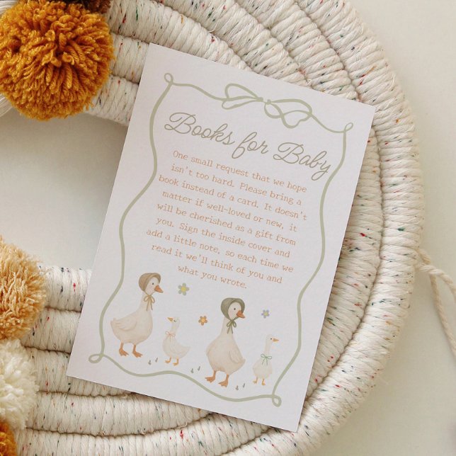 Tarjeta De Recepción Libros de Baby Shower para bebés (Subido por el creador)