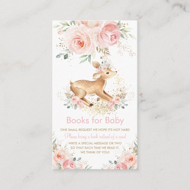 Tarjeta De Recepción Libros de Baby Shower para bebés de peluquero Rubo (Anverso)