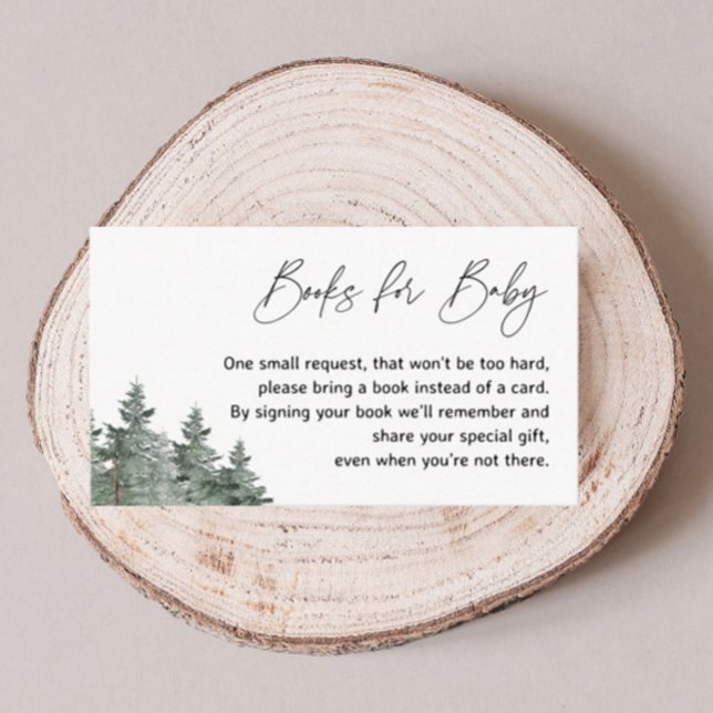 Tarjeta De Recepción Libros de Baby Shower para bebes en invierno de mo (Subido por el creador)