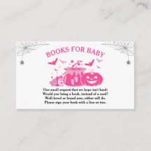 Libros de Baby Shower para brujas de Halloween