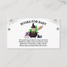 Libros de Baby Shower para brujas de Halloween