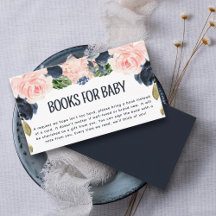 Libros de Baby Shower para la floral de la marina 